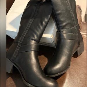 Style & Co. Elegant Black Heeled Boots